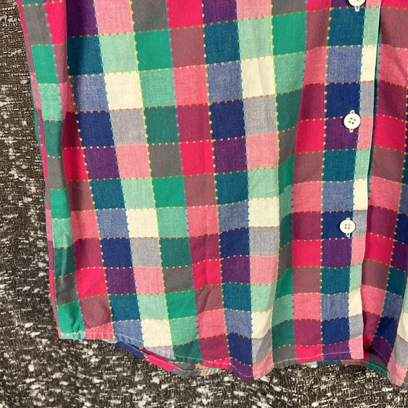 Koret Francisca Women’s Size Small Button up Dress Shirt Stripes Print Travel - Picture 8 of 11